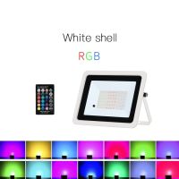 สปอตไลท์แสงไฟสว่างจ้า Rgb ติดผนัง Ip68กลางแจ้ง2021 20W 30W 50W 100W ไฟพร้อมรีโมทคอนโทลไฟไฟฟลัดไลท์แบบ Led ใช้สี Rgb ล่าสุด