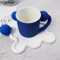 【CW】 Irregular Silicone Desk Mats Temperature Resistant Coaster Mug Cup Anti scald Tableware Thick Placemats