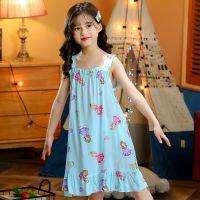 Summer Nightdress for Girls Princess Pajamas for Children Teens Girl Nightgown Baby Night Dress Kids Sleepwear 3 6 8 10 12 Years