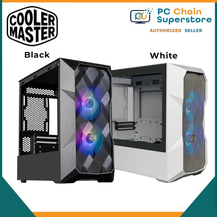 Cooler Master TD300 Mesh Tempered Glass Gaming Mini Tower PC Case