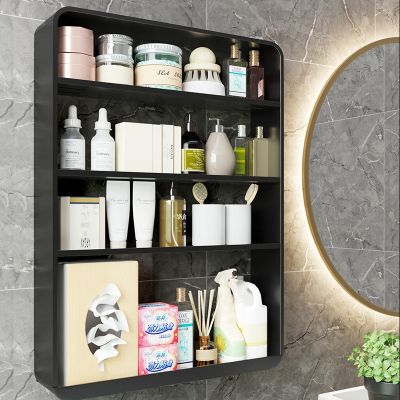 [COD] shelf above the toilet wall-mounted washstand cosmetics storage cabinet bathroom free of punching