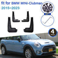 สำหรับ BMW MINI Clubman F54 2015 ~ 2023 2018 MK2 4X Mudflap รถด้านหน้าล้อ Mudguard Splash Auto สไตล์ Mud Guard MudFlaps อุปกรณ์เสริม