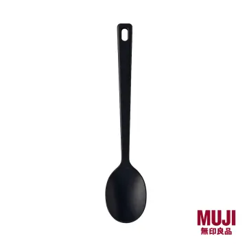 MUJI Silicone Cooking Spoon Small 25cm Black
