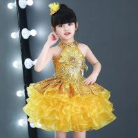 【jeansame dress】เด็กวัยหัดเดินสาว39; Ruffles ประกวดคัพเค้กสั้นชุดน่ารักลาเวนเดอร์สีแดงสีเหลืองราคาถูกเต้นรำเครื่องแต่งกายเด็กสาวเลื่อมชุด