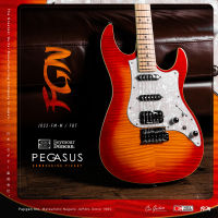 FGN JOS2-FM-M/FBT กีตาร์ไฟฟ้าทรง Modern Strat (Fire Burst) Seymour Duncan® Alnico ll Pro / SSL-1 / Pegasus