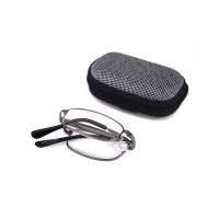 High Quality Folding Reading Glasses Metal Frame for Men Women Small Presbyopic Eyeglasses with Small Spectacle Case Portable