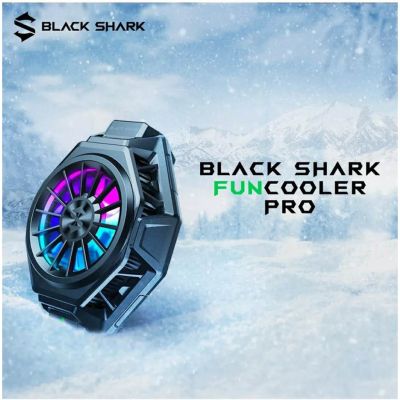 Original BlackShark FunCoolerแป้นพิมพ์กันน้ำพัดลมทำความเย็นสีดำSharkเครื่องทำความเย็นสนุกProตัวแผ่รังสีจากมือถือ