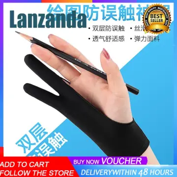 Glove for Graphic Tablet, Drawing Gloves with Two Fingers, Anti Smudge, for Graphics  Drawing Tablet Left & Right Hand Use - China Glove for Graphic Tablet price