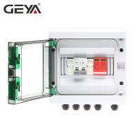 GEYA GYPV1-1 550V Solar PV Combiner 15A พลาสติก1 String 550VDC Circuit Breaker สำหรับแผงโซลาร์เซลล์1 In 1 Out