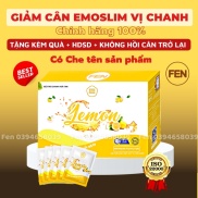 GIẢM CÂN EMOSLIM VỊ CHANH CHÍNH HÃNG 100% DETOX TRÁI CÂY hỗ trợ giảm cân