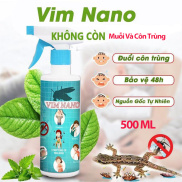 Xịt Đuổi Muỗi Và Côn Trùng Vim Nano Chai 500ml Nội Địa Thái Lan An Toàn