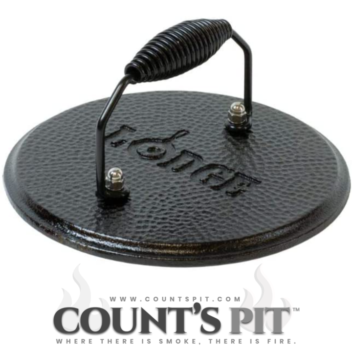 Lodge Cast Iron Round Grill Press, PreSeasoned, 7.5inch Lazada PH