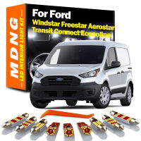 MDNG สำหรับ Ford Windstar Freestar Aerostar Transit Connect Econoline รถ LED ภายในโดมแผนที่ Light Kit รถ Led โคมไฟ Canbus