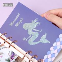 《   CYUCHEN KK 》 Never Mermaid Series 6 Ring Paper Index Divider For Binder Planner Filofax Notebook Accessories Diary Bookmark Refill Stationery