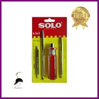 ไขควงสลับหัว 6IN1 SOLO NO.006 L6-IN-1 INTERCHANGEABLE SCREWDRIVER SOLO NO.006 L **มีบริการชำระเงินปลายทาง**