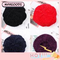 MAXG Winter Spring Plain Classic Chenille Breathable Beret Ladies Beret Thin Acrylic Berets Women Flat Cap