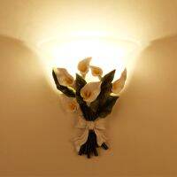 Novelty LED Wall lamps Fairy Flower Wall sconces E27 wall lights living room Bedroom lamp Corridor Stairs Aisle Home Decoration