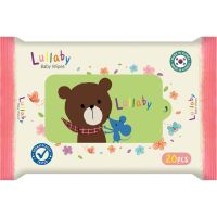 DES ทิชชู่เปียก lullaby baby wipes  ลัลลาบาย 16 แพ็คสุดคุ้มขนาด20แผ่น แผ่นทำความสะอาด กระดาษเปียก