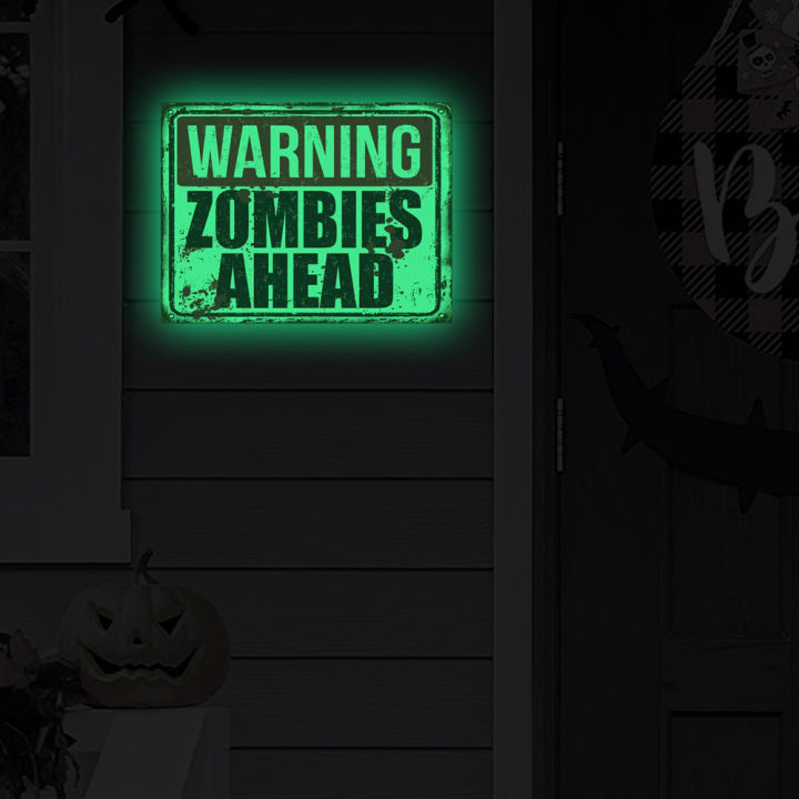 halloween-decorations-glowing-decorative-scary-themed-wall-poster-zombie-zone-keep-out-wall-decal-for-halloween-party
