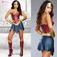 Geral Wonder Woman ชุดคอสเพลย์ส่วนบุคคลฮาโลวีน Jumpsuits สำหรับผู้หญิง Great ของขวัญเสื้อผ้าสำหรับ Masquerade Parties