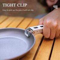 Anti-Scald Pot Clip For Outdoor Portable Pan Handle Holder Camping Supplies Gripper Handle Bowl Gripper Anti-hot  Picnic Cookwar