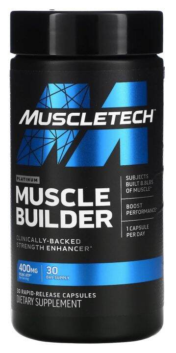 MuscleTech Muscle Builder 30 Rapid Release Caps (Select Flavour Daily ...