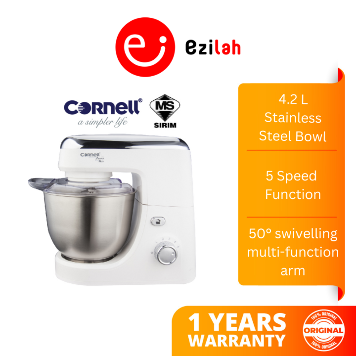 Cornell Heavy Duty 5 Speed Stand Mixer CSME600SSWH Lazada