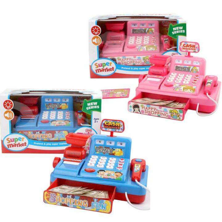 Cashier Register For Kids Pretend Play Cash Register Simulation Play