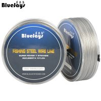 100M 1*7 Strands Stainless Steel Wire Fishing line Wire Trace with Coating Wire Leader Coating Jigging Wire Lead Fish Line Soft Fishing Lines