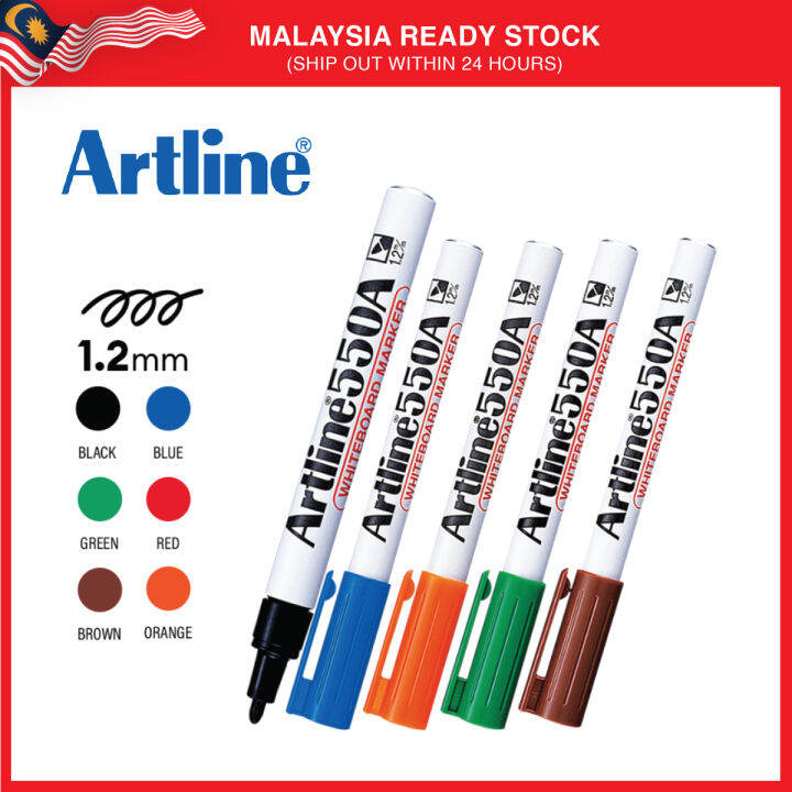 Artline Whiteboard Marker 550A 1.2mm Lazada