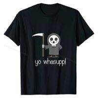 Skeleton Grimm Reaper T-shirt Tops &amp; Tees Fashionable Casual Cotton Mens Tshirts Casual