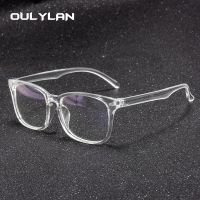 Oulylan Transparent Eyeglasses Women Men Anti Blue Light Glasses Frames Female Male Computer Eyewear Clear Optical Myopia Frame