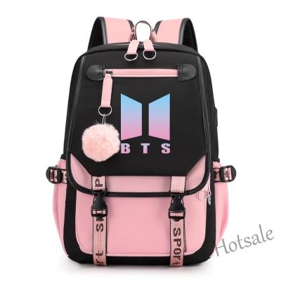 【hot sale】♣ C16 LOKAL Nf BTS ARMY - backpack Close Local Korean fashion backpack School Bag