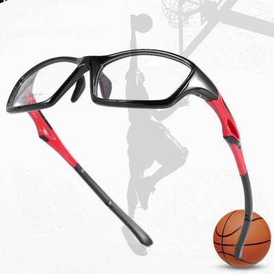 แว่นตากีฬากรอบฟุตบอลขี่จักรยานบาสเกตบอลกีฬาสกีความปลอดภัยแว่นตาเลนส์ที่ถอดออกได้แว่นสายตาสั้นกันแดด