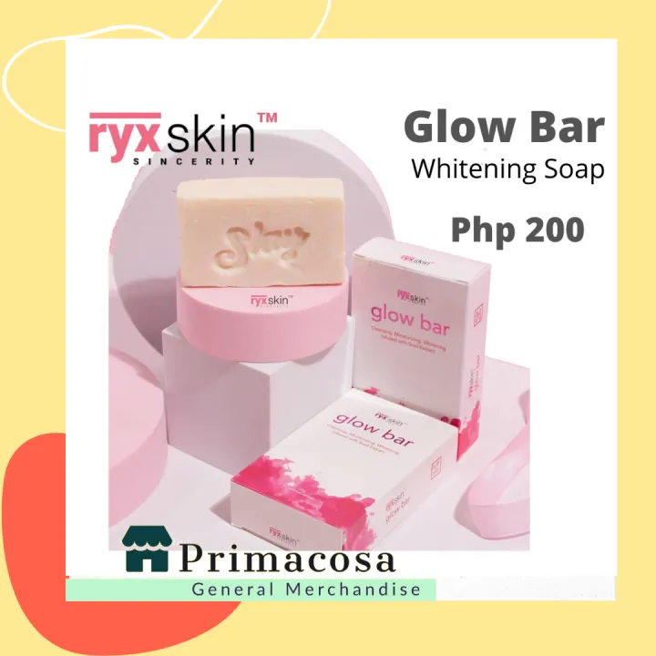 Ryx Skincerity Glowbar Soap (Glow Bar) Whitening and Moisturizing ...