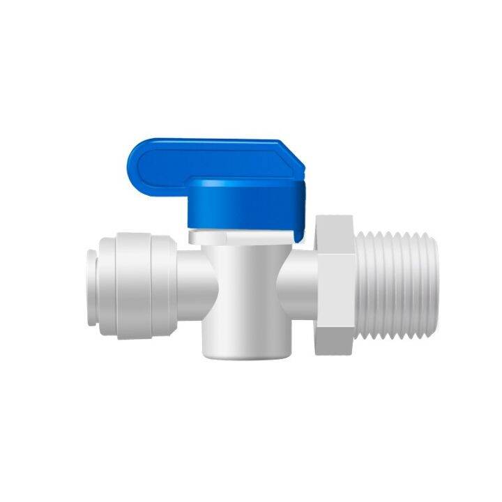 1/2" Male 3/8" OD PE Fitting Backwash Controlled Valve Aquarium RO Water Filter Reverse