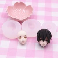 Clay Plasticine mold Male Man Cute face mold ultra light clay soft ceramic fondant face mold bjd silicone SD doll face Clay  Dough