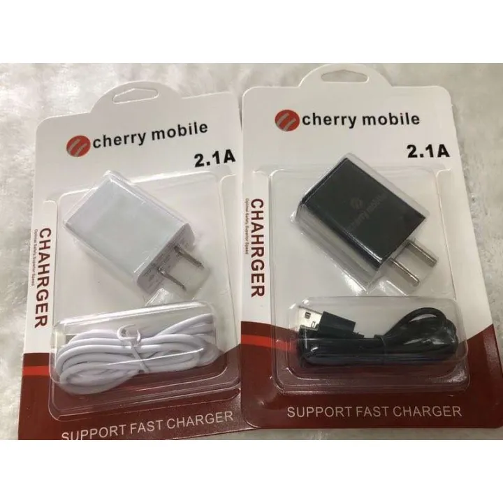 cherry mobile 2 in 1 travel fast charging 2.1A charger set For Android