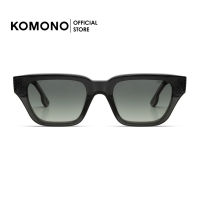 KOMONO Brooklyn Coal Moiré แว่นกันแดด ทรงสีเหลี่ยม Polarized lens