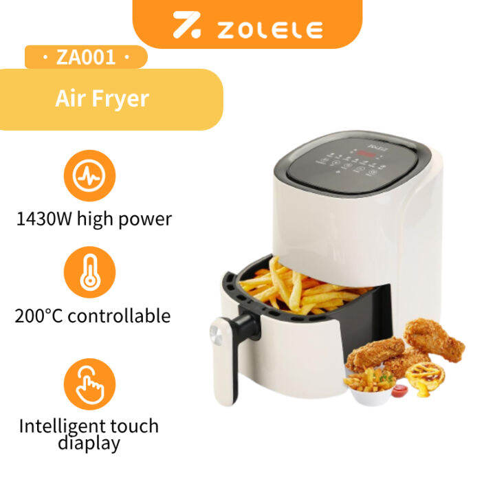 Deerma Zolele Air Fryer Oil Free Intelligent Touch Control Home