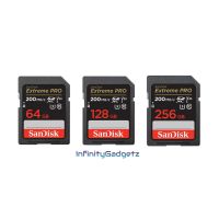 Sandisk Extreme Pro SDXC Class 10 32GB-256GB 200เมกะไบต์/วินาที UHS-I 633x U3 V30เมกะไบต์/วินาทีสำหรับการใช้งาน DSLR