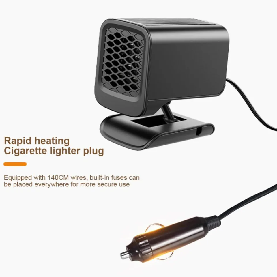 12/24V Car Heater 120W Car Electric Heater Fan 360 Rotating