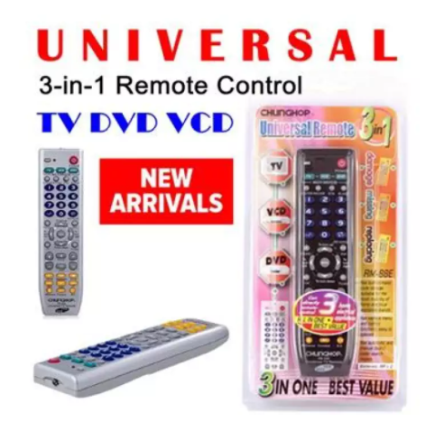 RM-88E 3 IN 1 UNIVERSAL TV REMOTE CONTROL | Lazada PH