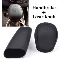 New prodects coming Car Auto Manual Silicone Shift Gear Head Knob Cover Handbrake Hand Brake Protector GRIP Shifter For Kia Rio 3 4 Solaris Qashqai