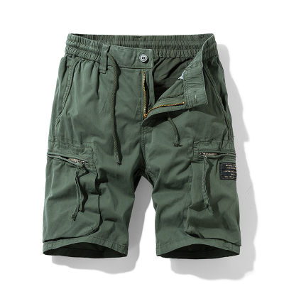 Men Summer New Tactical Cotton Cargo Shorts Men Casual Breeches Bermuda Shorts Men Fashion Pants Camouflage Beach Shorts