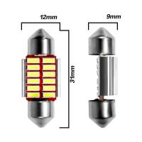 C5W C10W หลอดไฟ LED super-Bright 31 มม.ภายในรถยนต์-ไฟอ่านหนังสือ Doom lamps