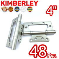 KIMBERLEY บานพับผีเสื้อ บานพับประตู บานพับหน้าต่าง สเตนเลสแท้ (SUS 304 ทั้งตัว) NO.939-4” SS (SUS 304 JAPAN)(48 ชิ้น)