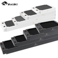 Bykski รุ่น2 G14 "30มม. หนาทองแดง PC Cooling หม้อน้ำ,Water Cooler แถวสนับสนุน12ซม. พัดลม PC ฮีทซิงค์120240360480มม.