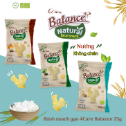 Bánh gạo hữu cơ 4Care Balance - Bánh snack cho bé từ 1 tuổi. Date 1 2024