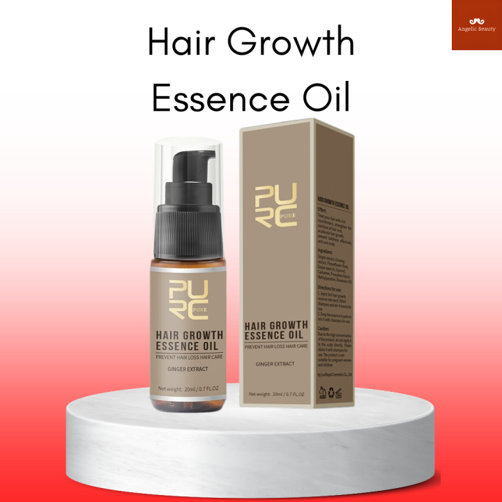 PURC Ginger Extract Fast Hair Growth Essence Essential Oil Liquid ...